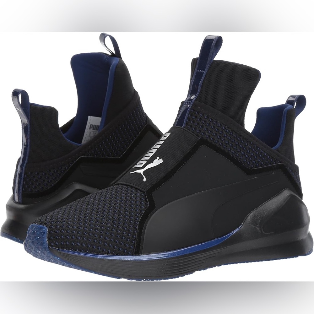 PUMA Fierce Velvet VR Kylie Jenner Women's Black 
Blue Athletic Sneakers US 7